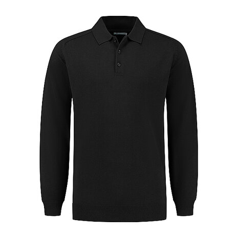 Polo pullover Praha Black S t/m 3XL