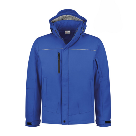 Winter Softshell Jacket Stockholm Royal Blue S t/m 5XL (Let op: uitlopend!)