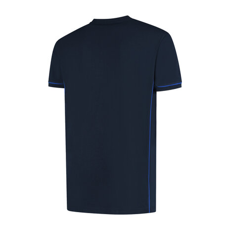 T-shirt Cal Real Navy/Royal Blue S t/m 5XL (Leverbaar medio april)