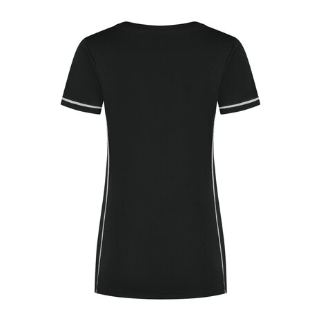 T-shirt Cal Ladies Black/Sport Grey XS t/m XXL (Leverbaar medio april)