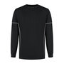 Sweater Chris Black/Sport Grey S t/m 5XL (Leverbaar medio april)
